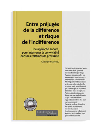 livre crefad tamtam entre préjugés de la différence et risque de l'indifférence
